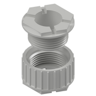 25mm Grey Male & Female Threaded PVC Bushing
