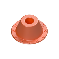 25mm Orange PVC Locating Flange