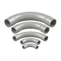 25mm Grey PVC 90° Standard Bend