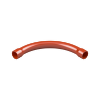 25mm Orange PVC 90° Sweep Bend