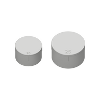 25mm Grey PVC Conduit End Plug