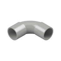 20mm Grey PVC Solid Elbow