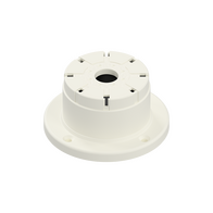 12V dc White Round Screamer