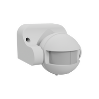 180° IP44 White PIR Round Wall Mount Motion Sensor