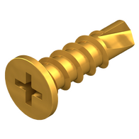 10G x 16mm Flat Top Drill Point Screw - 300 Pack