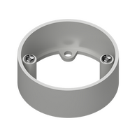 25mm Grey PVC Junction Box Extension Ring