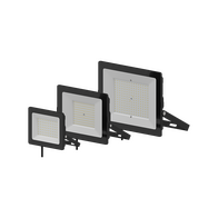 200W 5800K Black Slimline Eclipse LED Flood Light