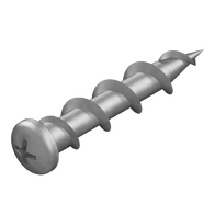 6.3G x 32mm Wall Lock Needle Point Screw - 200 Pack