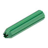 7 x 25mm Green Wall Plug - 200 Pack