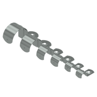 50mm Zinc Plated Half Conduit Saddle