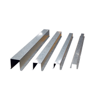 Cable Guard Flanged Galvanised 35x35x1200