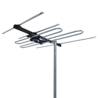 High Gain Digital TV Antenna FM + VHF (6-12) with 80dB 4G/5G Filter