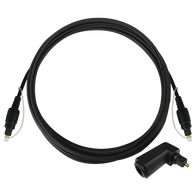 20m Toslink Male to Male Lead including Right Angle Adaptor