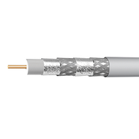 305m RG6 White Quad-shield Coaxial Cable Reel