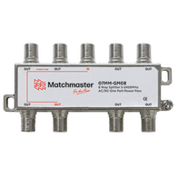 8 Way ‘F’ Type Splitter 5-2450MHz AC/DC One Port Power Pass