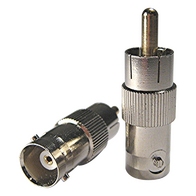 RCA Male to BNC Female Adaptor (10 Pack)