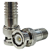 RG6 BNC Crimp Connector (10 Pack)