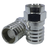 RG6 'F' Type Crimp On Connector (100 Pack)