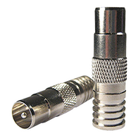 RG6 IEC (PAL) Male Crimp Connector (20 Pack)