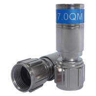 RG6 Quick Mount Universal Compression Connector (100 Pack)