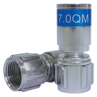 RG6 Quick Mount Short Compression Connector (100 Pack)