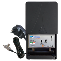 Masthead Amplifier VHF/UHF 24dB with 4G/5G Filter and Power Supply