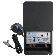 Masthead Amplifier UHF 34dB with 4G/5G Filter and Power Supply