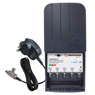 Multiband Masthead Amplifier UHF 34dB with 4G/5G Filter and Power Supply