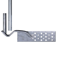 1.2m Gutter Kit with Separate Mast