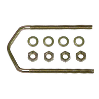 3.75" x 1/4" U-bolt (2 Pack)
