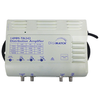 45dB UHF/VHF Terrestrial Distribution Amplifier with Internal Power Supply