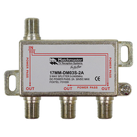 3 Way Splitter for Foxtel SMS Systems Max 30V 2A Power Pass All Ports