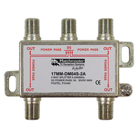 4 Way Splitter for Foxtel SMS Systems Max 30V 2A Power Pass All Ports