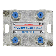 2 Way 20dB High Isolation Tap for MATV, TDT and Satellite