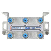 4 Way 12dB High Isolation Tap for MATV, TDT and Satellite