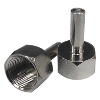 75 Ohm DC Blocking Terminator (10 Pack)