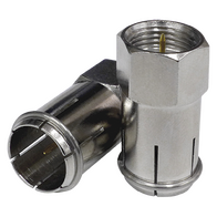 'F' Type Male to 'F' Type Push-on Adaptor (10 Pack)