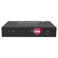 2 Way 4K High Speed HDMI® Splitter 18Gbps with Built-in Downscaler