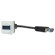 USB 3.0 Insert for 05MM-WP Series Wall Plates (2 Pack)
