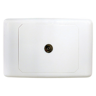'F' Female to IEC Female Outlet Plate