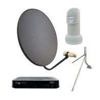 80cm Vast Satellite Kit including Dish, LNB, Mount and Vast STB