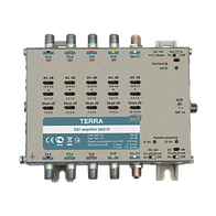 TERRA 5 Wire Amplifier 4 Satellite 1 Terrestrial Remote Powered