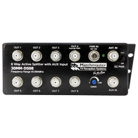 8 Way Active Splitter with Aux Input