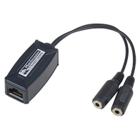 RJ45 Socket to 2x 3.5mm Socket (Mini Jack) IR Adaptor