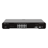 10 Port Gigabit Managed Network Switch (8 Port PoE, 2 SFP)