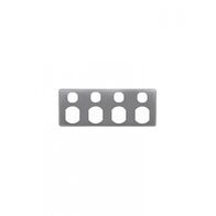 Puma - 4 Gang Fixed Power Point Double Pole 10A  White x15 - PUBIG4