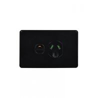 Puma - Power Point Switched 1 Gang, 15A 250V~  Black x10 - PUPP151GBK