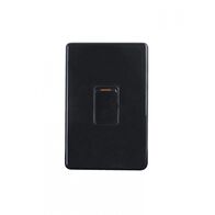 Puma - Switch Oven 45A 250V~ Double Pole  Black x5 - PUSWDPOV45BK