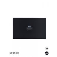 Clouded Leopard -u00a0Switch Horizontal 1 Gang 16AX/20A 250V~  Matt White x10 - CLSW1GMW