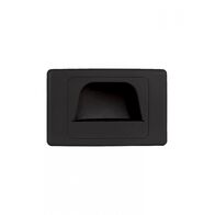 Brush Cable Management Recessed Plate White & Black  Black x10 - CODENBK